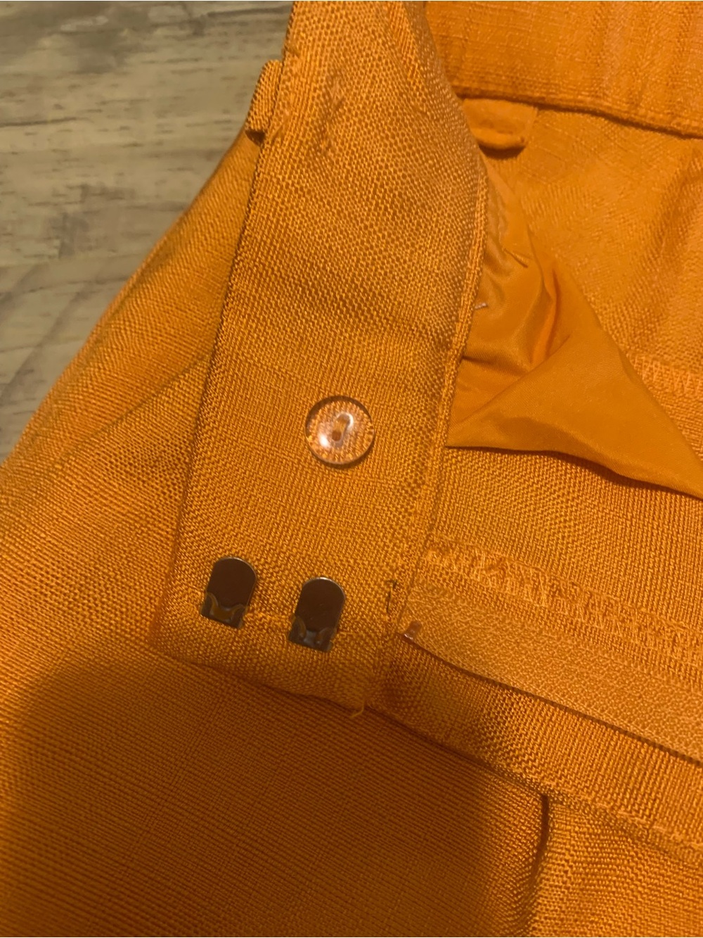 H&M Orange Tall Pleated Dress Pant - Picture 3 of 6